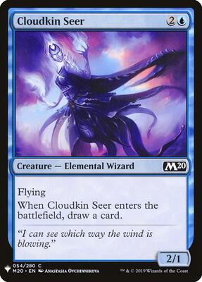 Cloudkin Seer card from The List Reprints