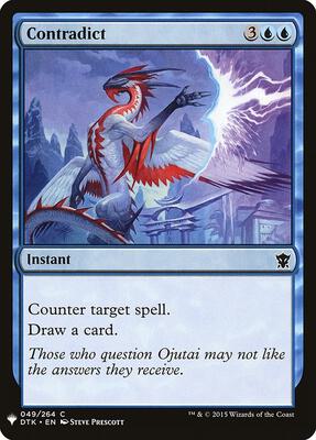 Contradict card from The List Reprints
