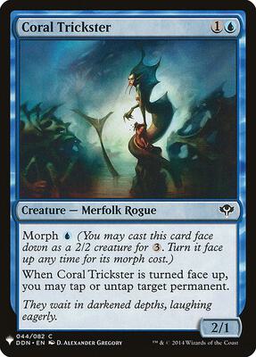 Coral Trickster card from The List Reprints