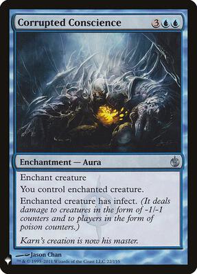 Corrupted Conscience card from The List Reprints