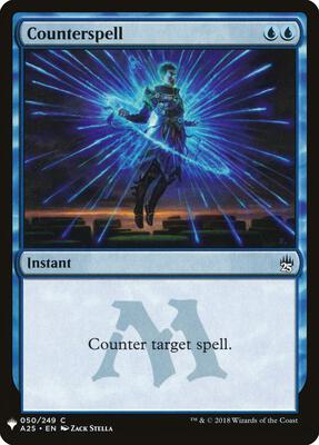 Counterspell (A25) card from The List Reprints