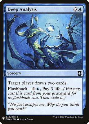 Deep Analysis card from The List Reprints