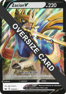 Zacian V - 138/202 card from Jumbo Cards