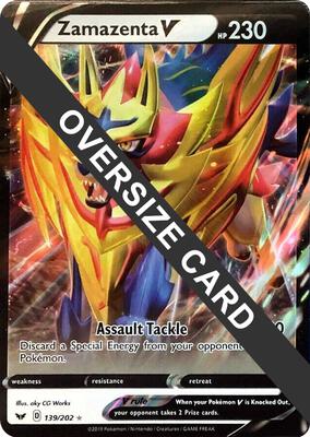 Zamazenta V - 139/202 card from Jumbo Cards