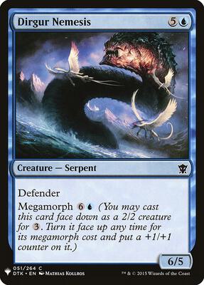 Dirgur Nemesis card from The List Reprints