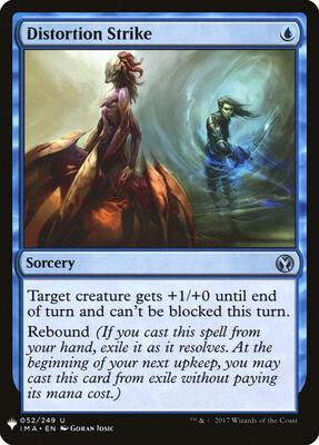 Distortion Strike card from The List Reprints
