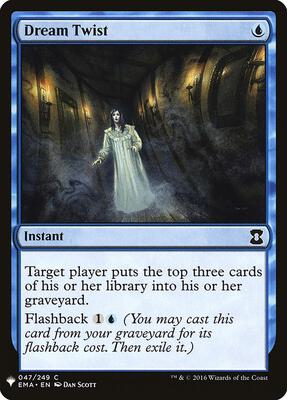Dream Twist card from The List Reprints