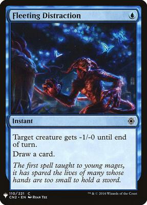 Fleeting Distraction card from The List Reprints