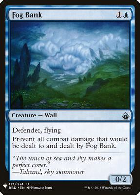Fog Bank card from The List Reprints