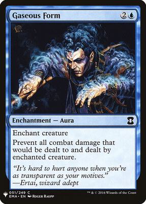 Gaseous Form card from The List Reprints
