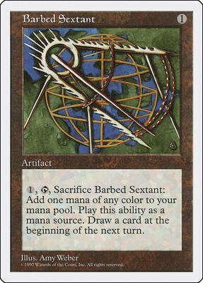 Barbed Sextant card from Fifth Edition