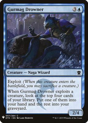 Gurmag Drowner card from The List Reprints