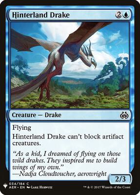 Hinterland Drake card from The List Reprints