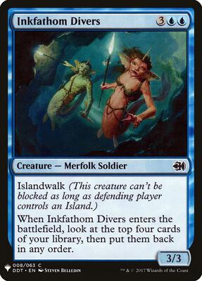 Inkfathom Divers card from The List Reprints