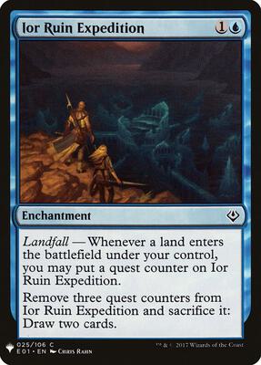 Ior Ruin Expedition card from The List Reprints