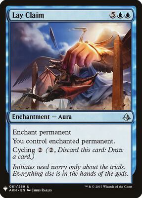 Lay Claim card from The List Reprints