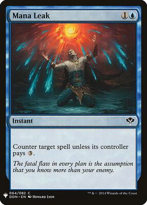 Mana Leak card from The List Reprints