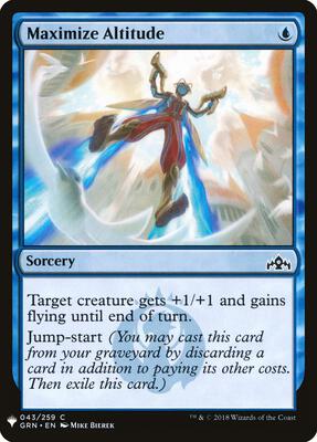 Maximize Altitude card from The List Reprints