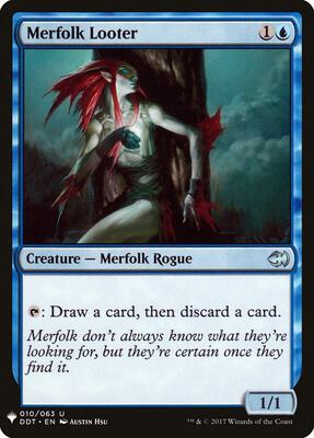 Merfolk Looter card from The List Reprints