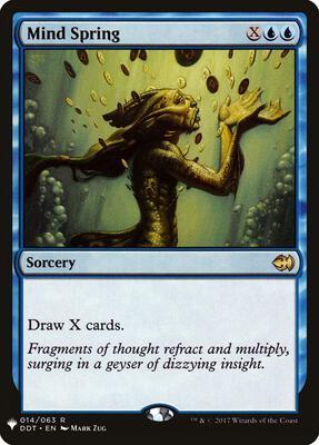 Mind Spring card from The List Reprints