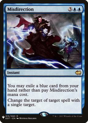 Misdirection card from The List Reprints