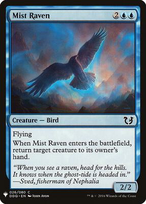 Mist Raven card from The List Reprints