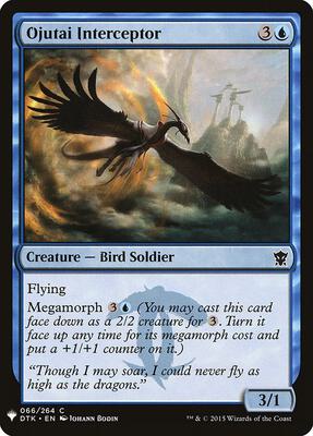 Ojutai Interceptor card from The List Reprints