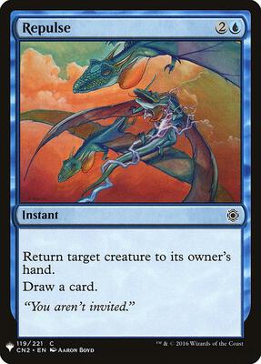 Repulse card from The List Reprints