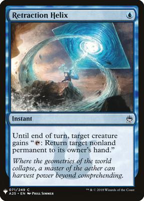 Retraction Helix card from The List Reprints