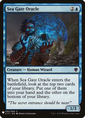 Sea Gate Oracle (C17) card from The List Reprints