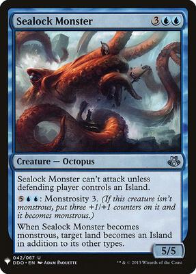 Sealock Monster card from The List Reprints