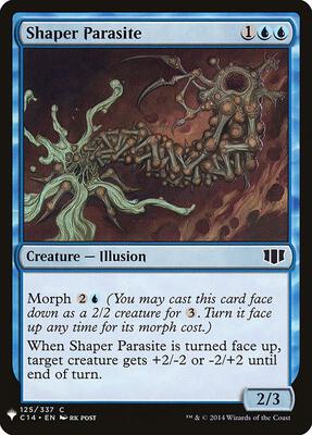 Shaper Parasite card from The List Reprints