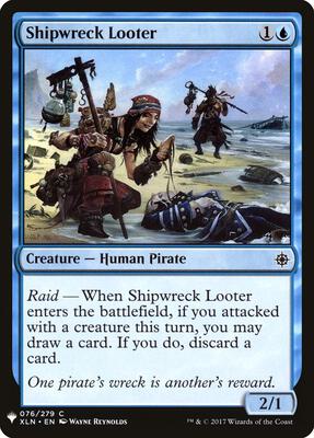 Shipwreck Looter card from The List Reprints
