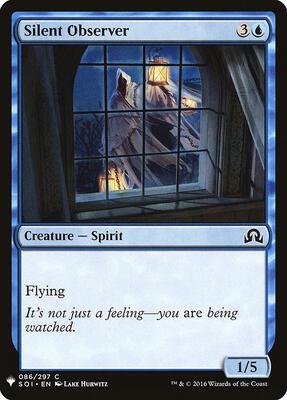 Silent Observer card from The List Reprints