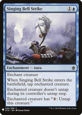 Singing Bell Strike card from The List Reprints