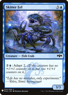 Skitter Eel card from The List Reprints
