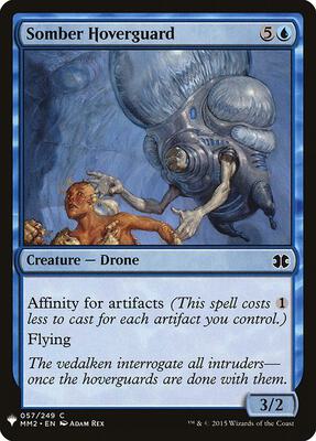 Somber Hoverguard card from The List Reprints