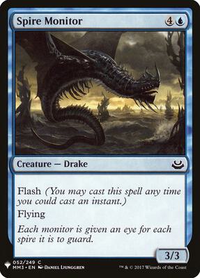 Spire Monitor card from The List Reprints
