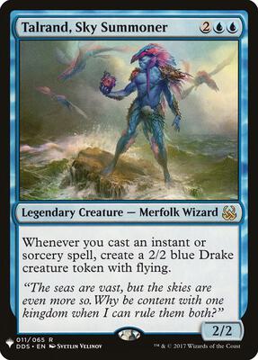 Talrand, Sky Summoner card from The List Reprints