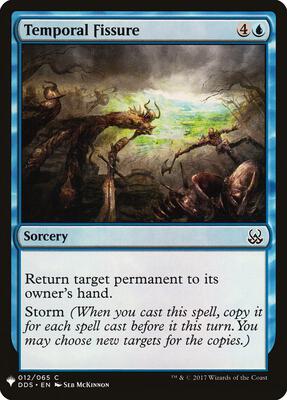Temporal Fissure card from The List Reprints