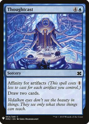 Thoughtcast card from The List Reprints