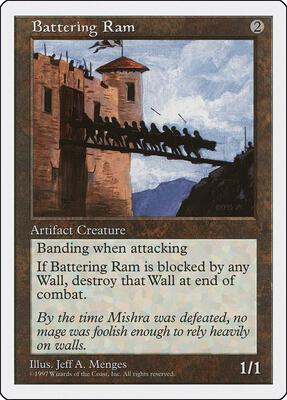 Battering Ram card from Fifth Edition