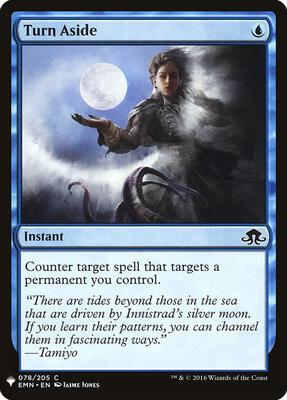 Turn Aside card from The List Reprints