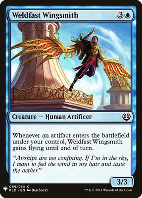 Weldfast Wingsmith card from The List Reprints