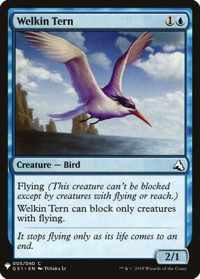 Welkin Tern card from The List Reprints