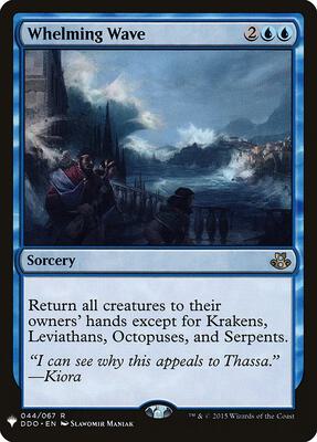 Whelming Wave card from The List Reprints