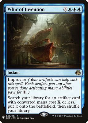 Whir of Invention card from The List Reprints