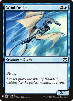 Wind Drake card from The List Reprints