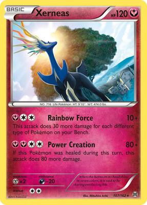 Xerneas - 107/162 (XY BREAKthrough) card from Deck Exclusives
