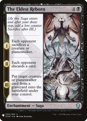 The Eldest Reborn card from The List Reprints